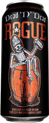 Rogue Dead 'N' Dead Wood Chip Aged Scotch Ale 16Oz Can 1