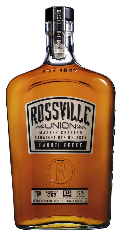 Rossville Union Master Crafted Straight Rye Whiskey Barrel Proof 750Ml 1