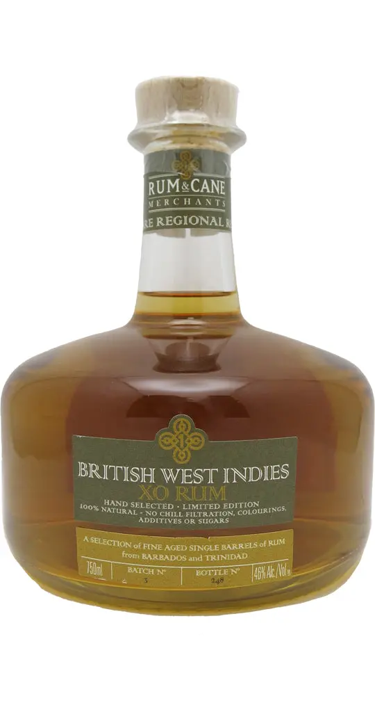 Rum & Cane British West Indies Xo Rum 750Ml 1