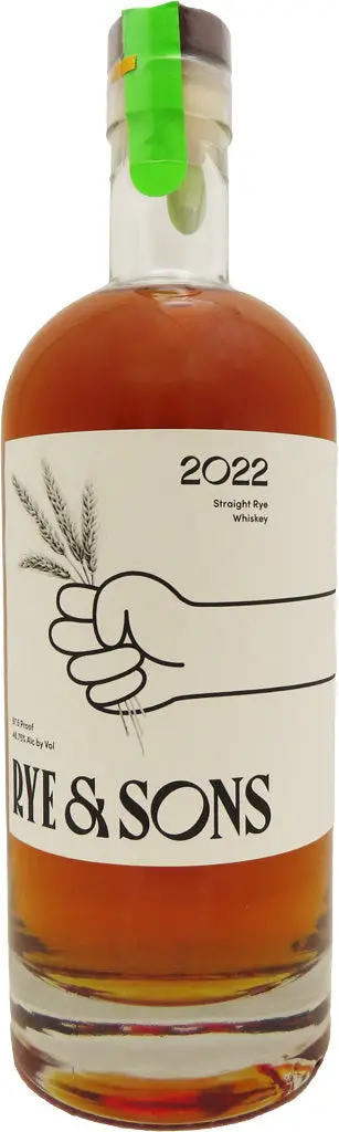 Rye & Sons Straight Rye Whiskey 750Ml 1