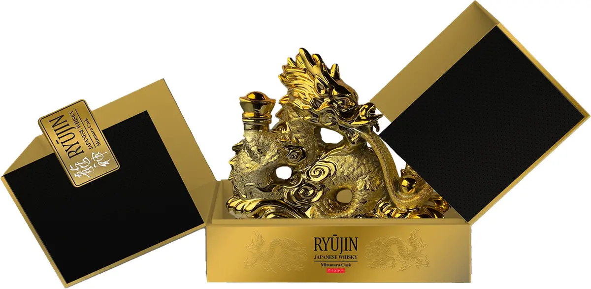 Ryujin Japanese Gold Dragon Whiskey 1L 1