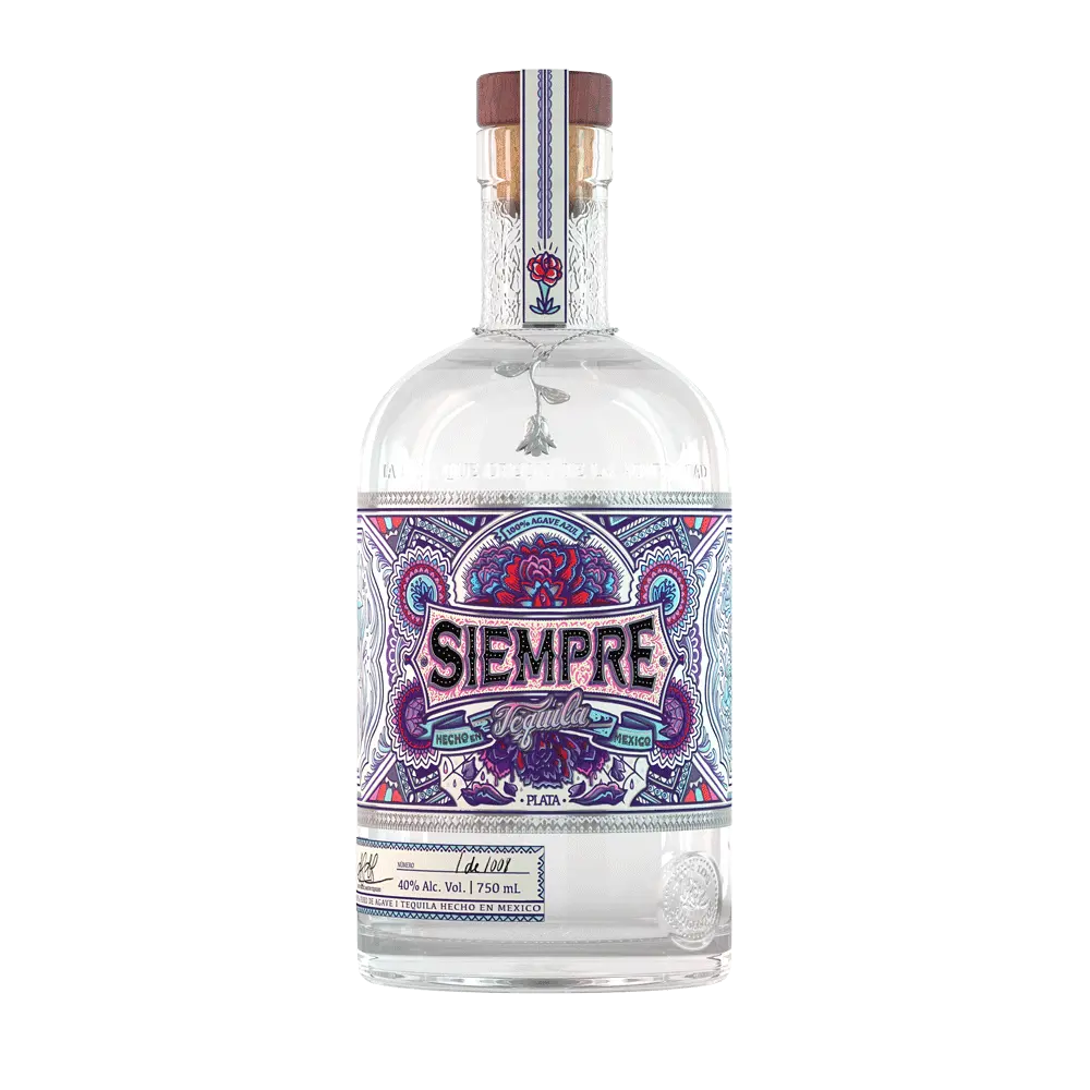 Siempre Plata Tequlia 750Ml 1