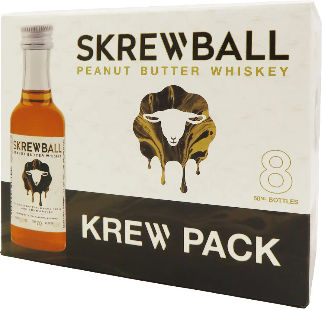 Skrewball Peanut Butter Whiskey 50Ml 8Pk 1