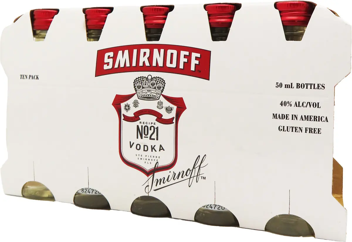 Smirnoff Vodka 50Ml 10Pk 1