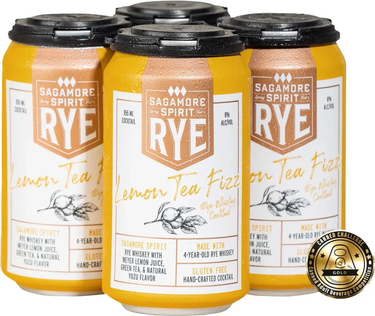 Sagamore Spirit Rye Lemon Tea Fizz 4Pk 1