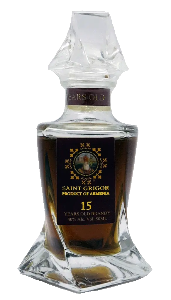 Saint Grigor Armenian Brandy 15 Year Old 50Ml 1