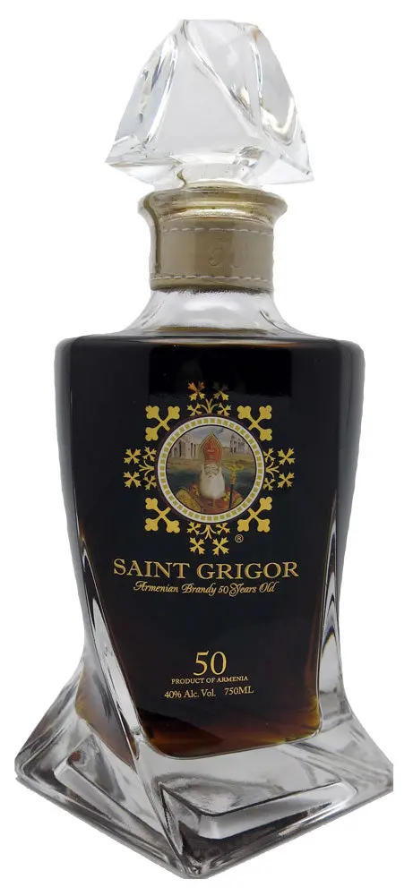 Saint Grigor Armenian Brandy 50 Year Old Double Door Box 750Ml 1