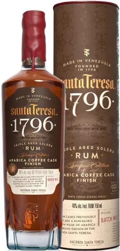 Santa Teresa 1796 Arabica Coffee Cask Solera Rum Batch No.1 750Ml 1