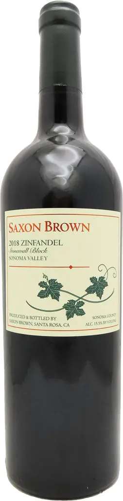 Saxon Brown Zinfandel Stonewall Block 2018 750Ml 1