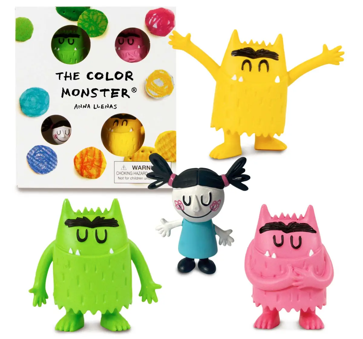 The Color Monster Set Of 4 Figurines W/ Nuna 1