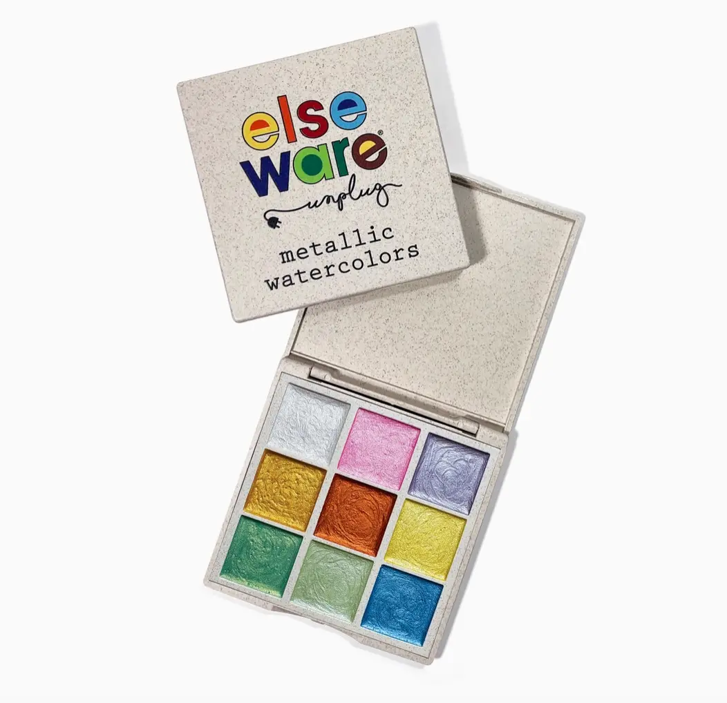 Metallic Watercolors - Portable, Eco-Friendly - 9 Colors 1