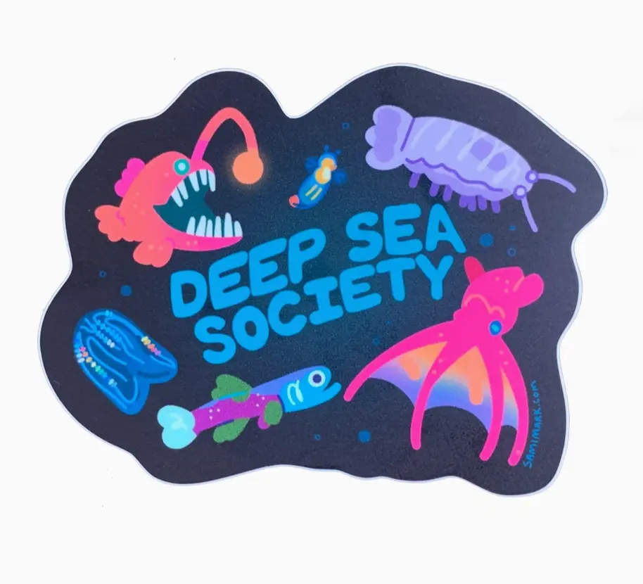 Deep Sea Society Sticker 1