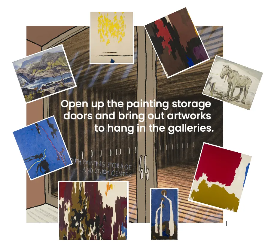 “Tell Clyfford I Said ‘Hi’” Exhibition Stickers Set 1