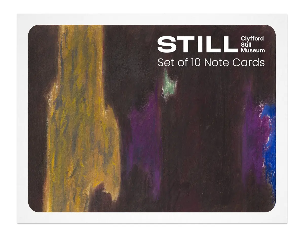 Clyfford Still Works On Paper Note Card Set 1