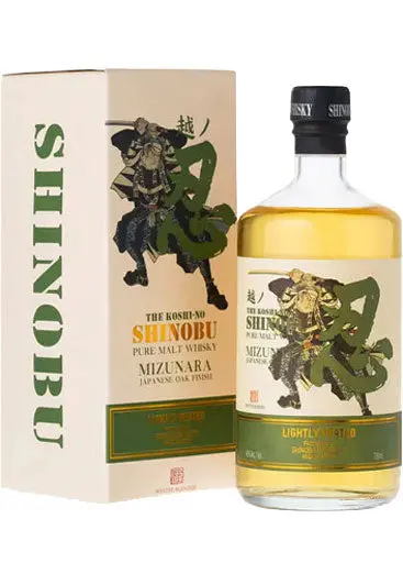 Shinobu Pure Malt Whisky Lightly Peated Mizunara Cask 750Ml 1