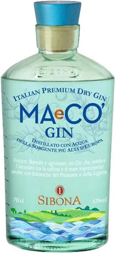 Sibona Maeco Italian Gin 700Ml 1