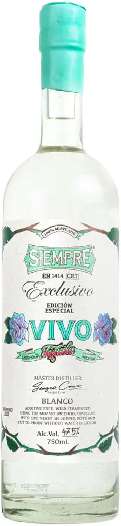 Siempre Vivo Blanco Tequila 750Ml 1