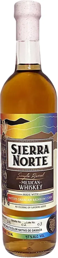 Sierra Norte Single Barrel Rainbow Corn Whiskey 750Ml 1