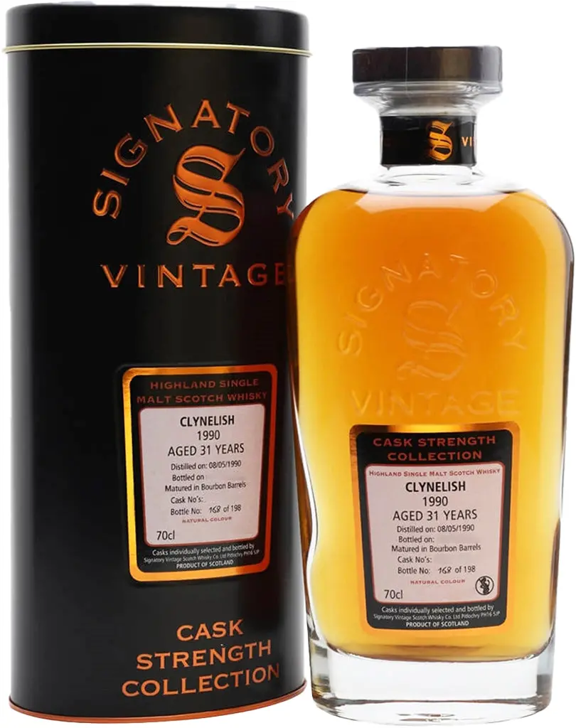 Signatory Vintage Clynelish 1990 31 Year Old Single Malt Whiskey 750Ml 1
