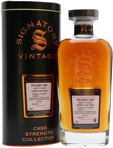 Signatory Vintage Pulteney 2008 13 Year Old Single Malt Whiskey 750Ml 1