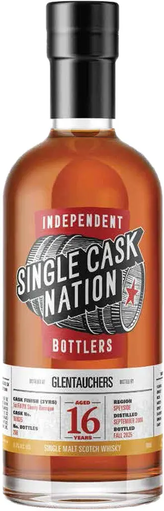 Single Cask Nation Glentauchers Single Malt Whisky 16 Year Old 700Ml 1