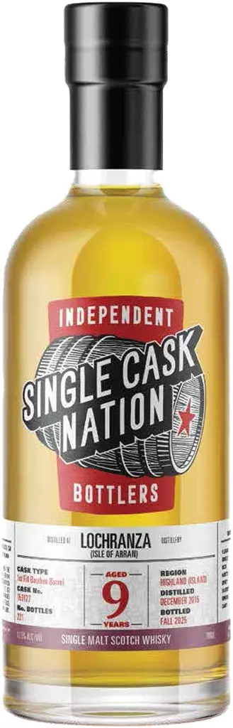 Single Cask Nation Lochranza 9 Year Old Single Malt Whisky 2015 700Ml 1