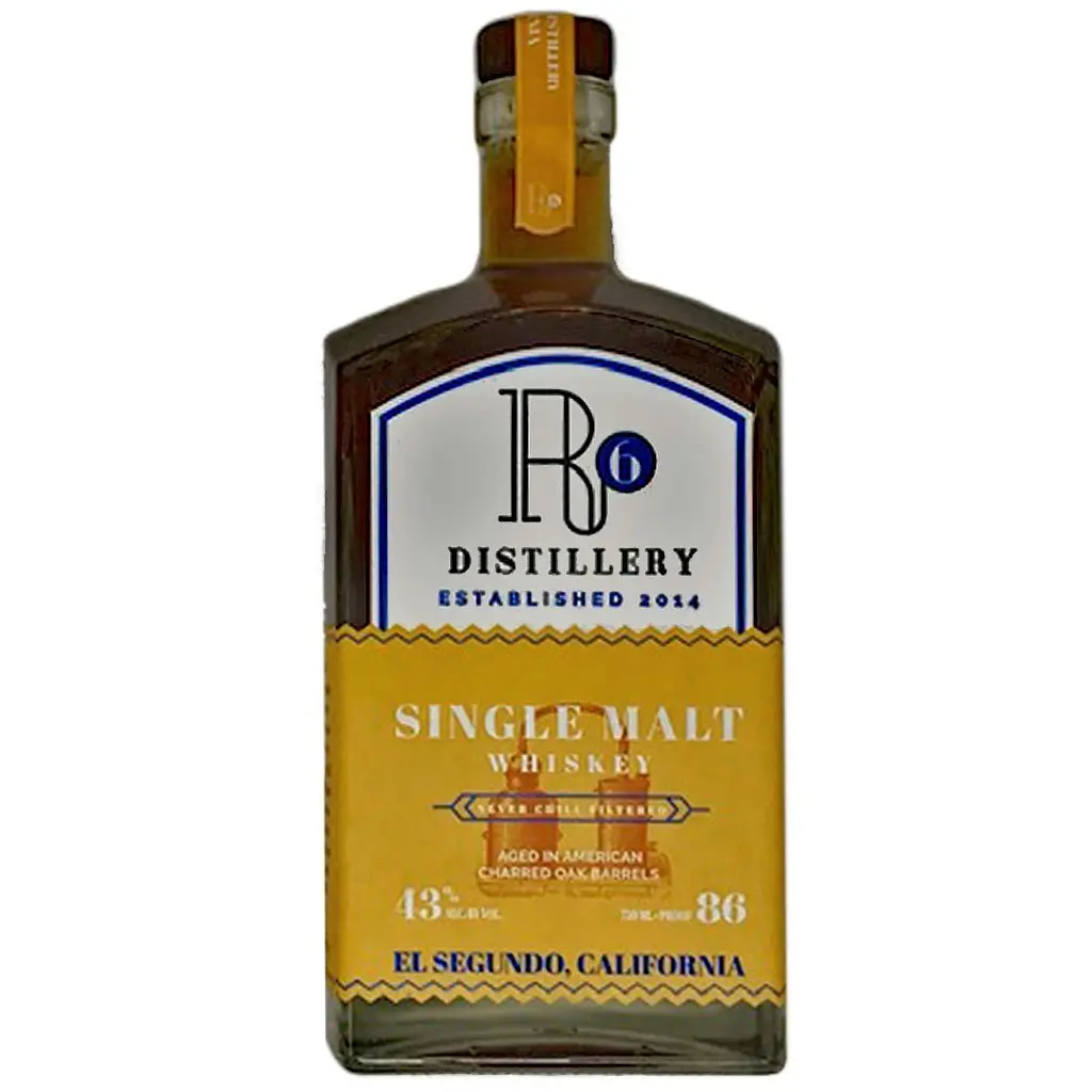 R6 Distilling Co. Single Malt Whiskey 750Ml 1
