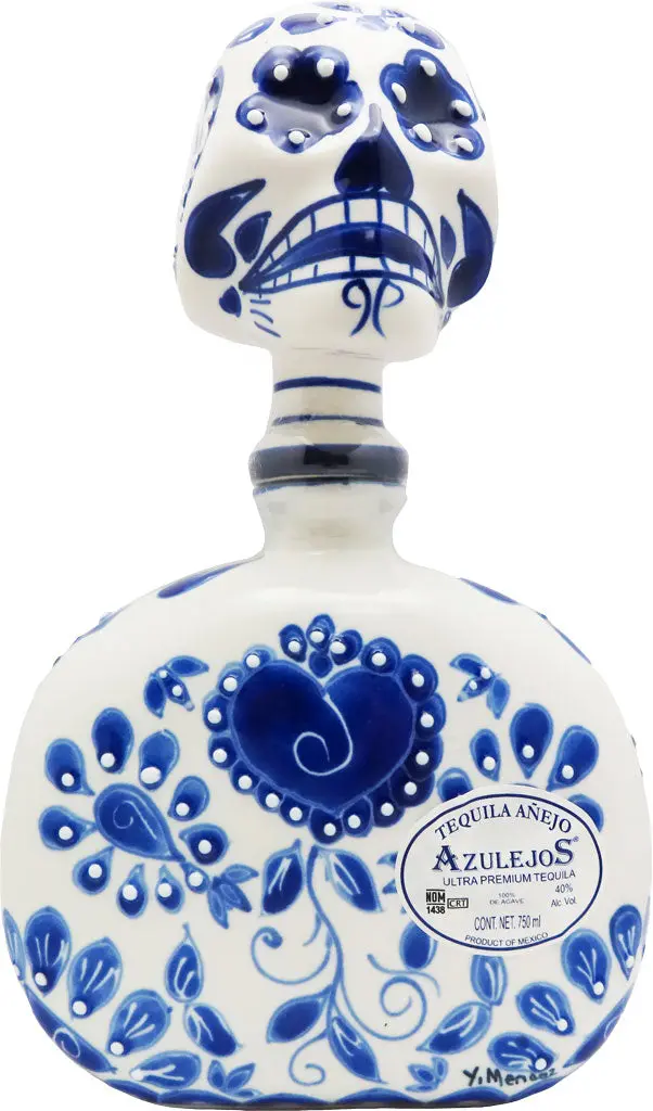 Skelly Anejo Talavera Head Tequila 750Ml 1