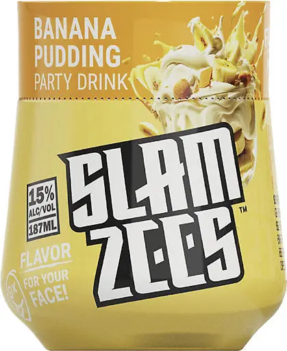 Slamzees Banana Pudding Party Drink 187Ml 1