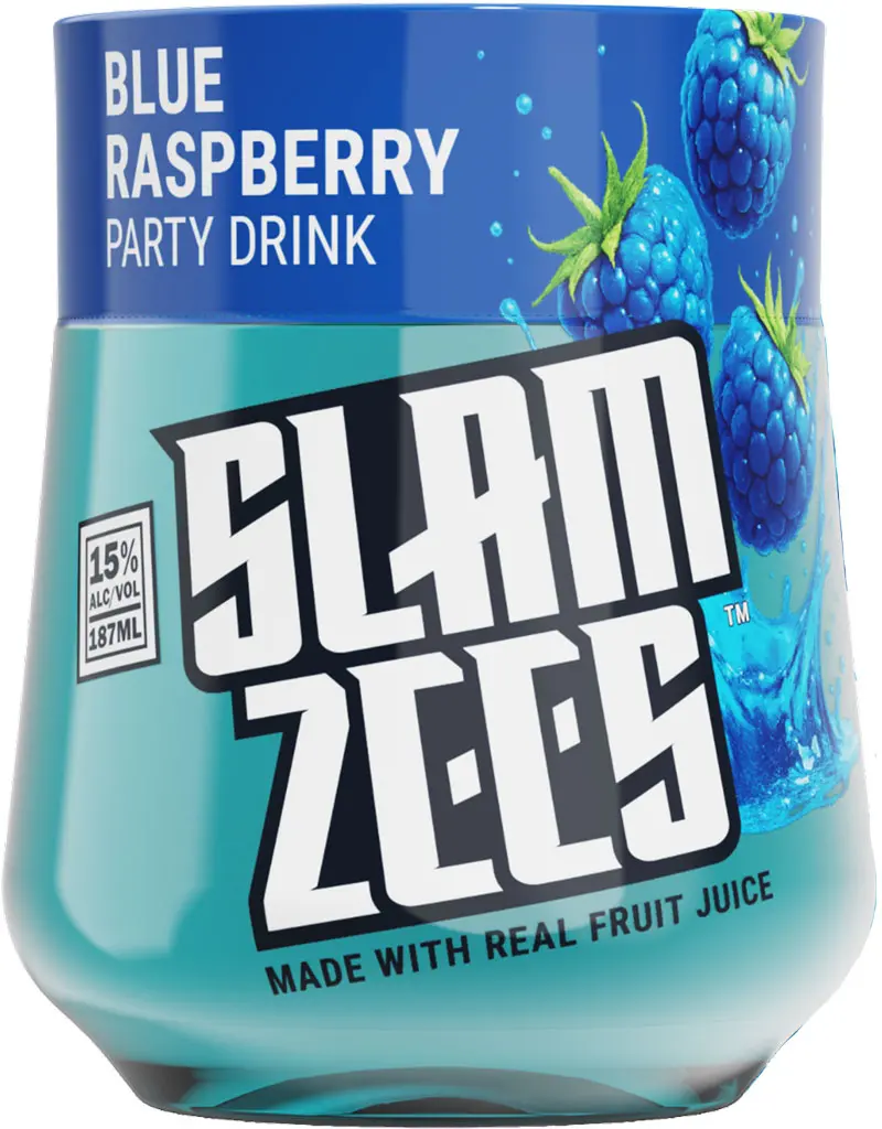 Slamzees Blue Raspberry Party Drink 187Ml 1