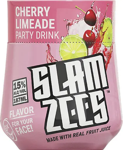 Slamzees Cherry Limeade Party Drink 187Ml 1