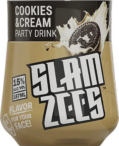 Slamzees Cookies & Cream Party Drink 187Ml 1