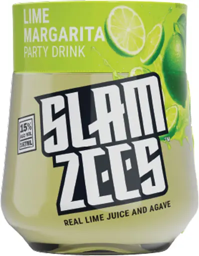 Slamzees Lime Margarita Party Drink 187Ml 1