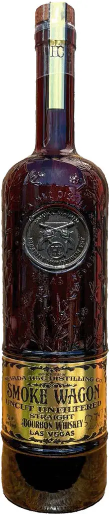 Smoke Wagon Uncut Unfiltered Blended Bourbon Whiskey 750Ml 1