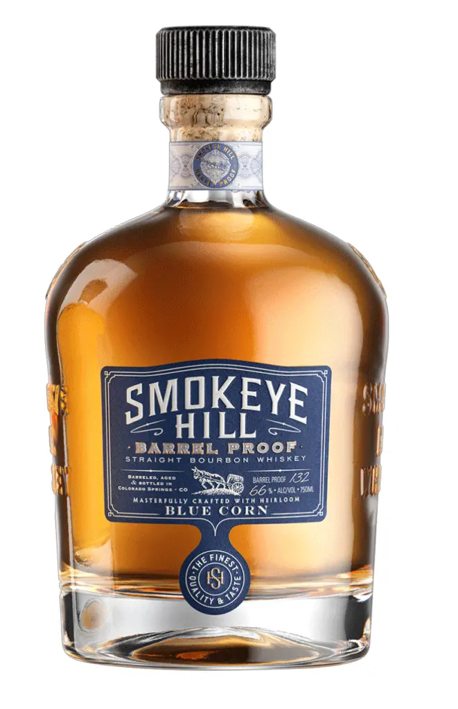 Smokeye Hill Heirloom Blue Corn Barrel Proof Straight Bourbon Whiskey 750Ml 1