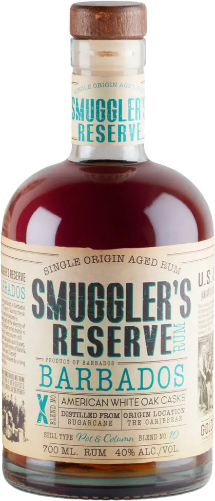 Smuggler's Reserve Barbados Rum 700Ml 1