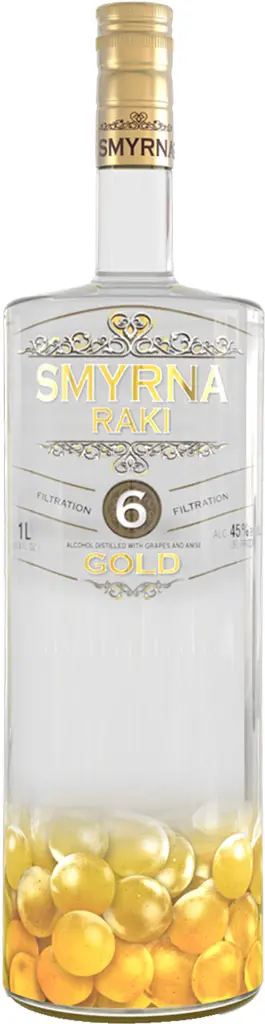 Smyrna 6 Filtration Gold Raki 1L 1