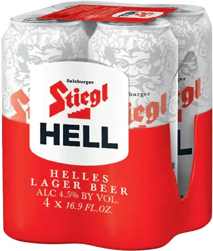 Stiegl Helles Lager 16Oz 4Pk Cans 1