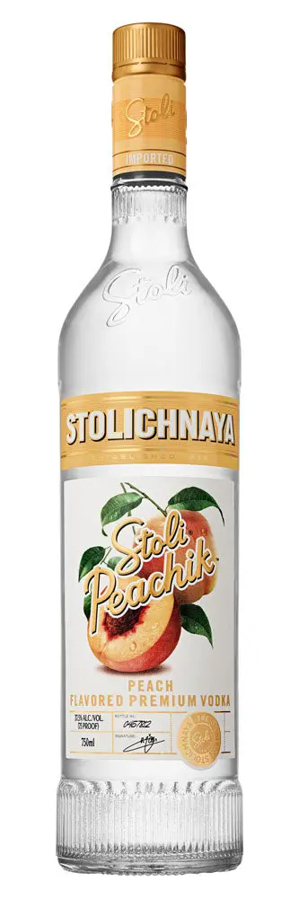 Stoli Peachik Vodka 750Ml 1