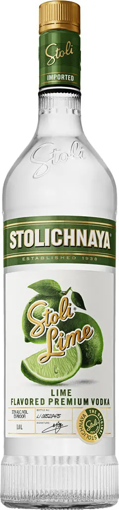 Stoli Lime Vodka 1L 1