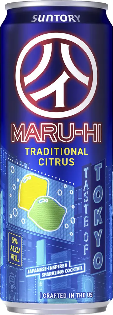 Suntory Maruhi Taditional Citrus Sparkling Cocktail 24Oz Can 1