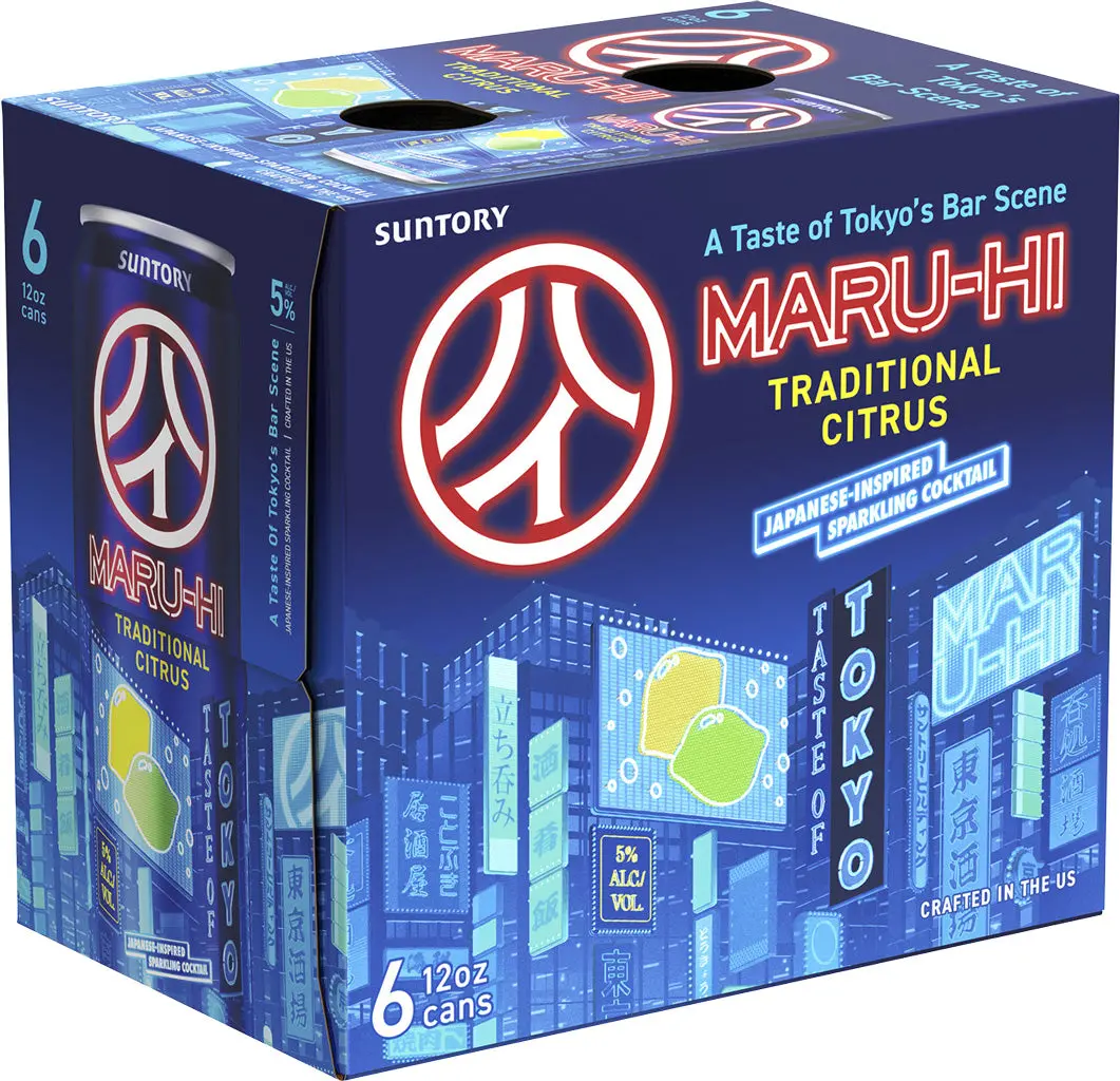 Suntory Maruhi Taditional Citrus Sparkling Cocktail 6Pk Cans 1