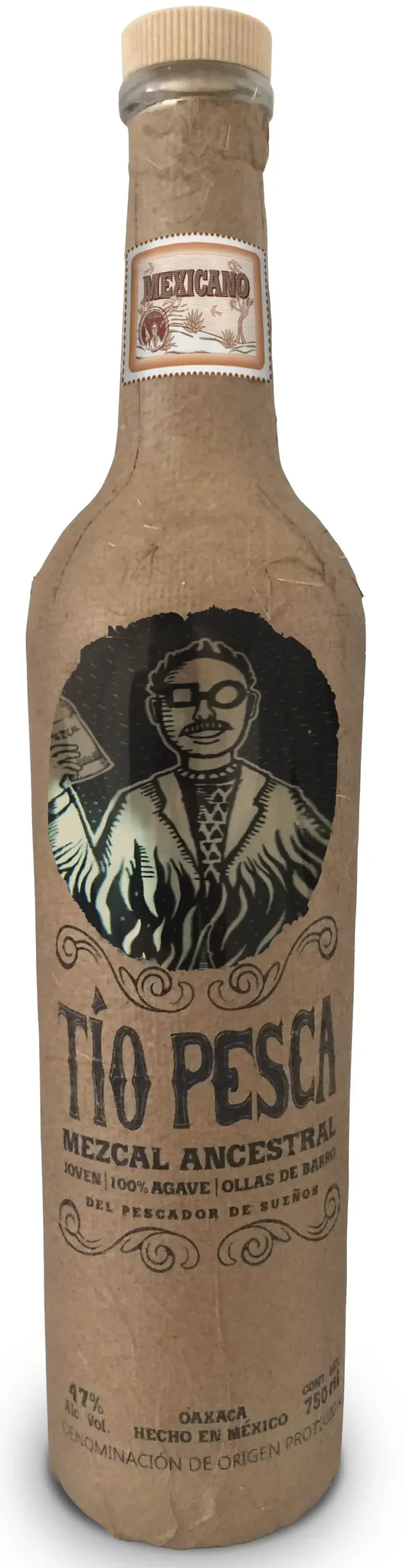 Tio Pesca Mexicano Mezcal Ancestral 750Ml 1
