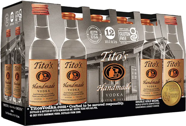 Tito's Handmade Vodka 50Ml 12Pk 1