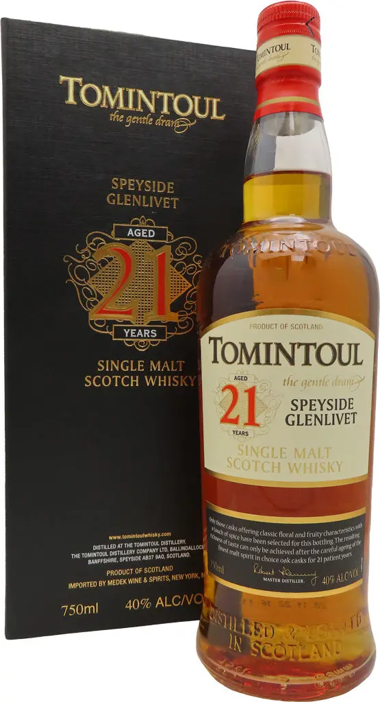 Tomintoul Single Malt Scotch 21 Year Old 750Ml 1