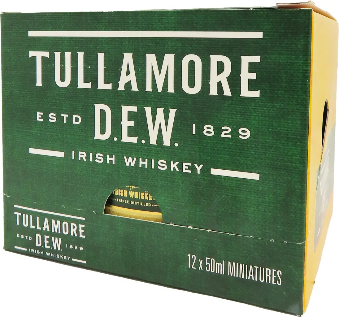 Tullamore Dew Irish Whiskey 50Ml 12Pk 1