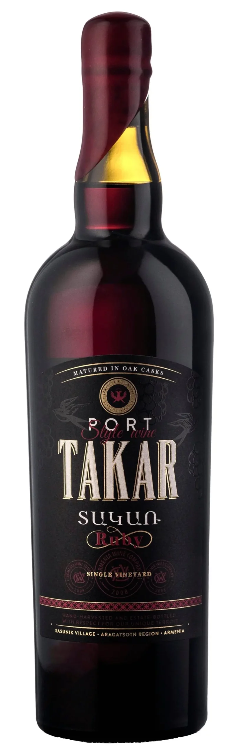 Takar Single Vineyard Ruby Port 750Ml 1