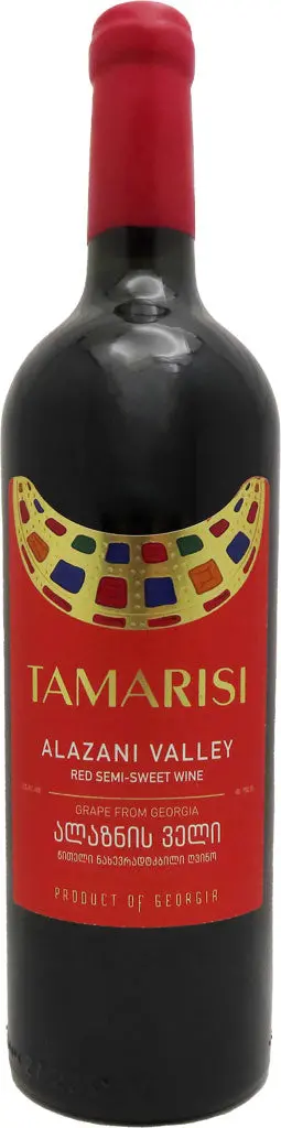 Tamarisi Alazani Valley Red Semi Sweet Georgian Wine 750Ml 1