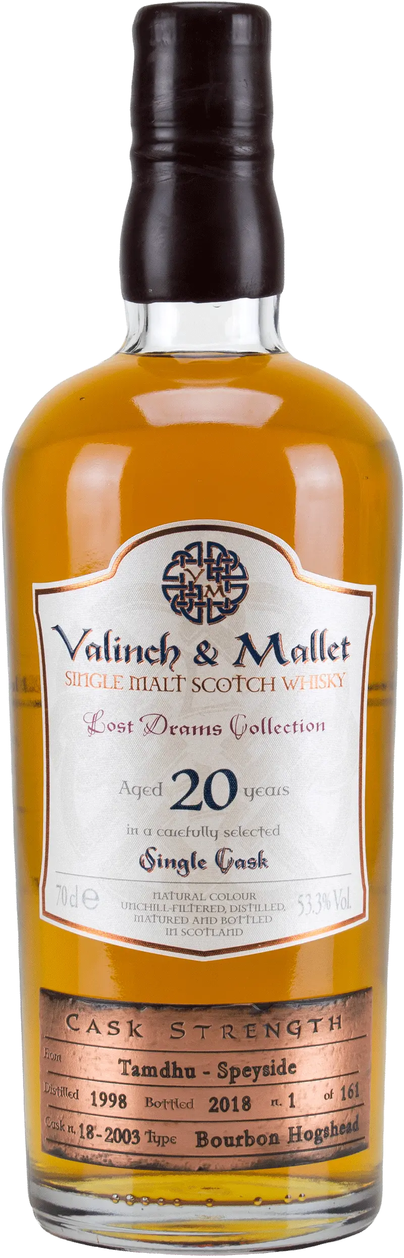 Valinch & Mallet Tamdhu Cask Strength  20 Year Old 750Ml 1
