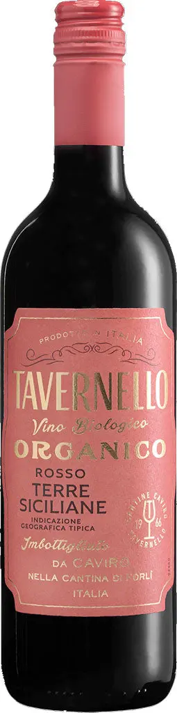 Tavernello Vino Organico Syrah Terre Siciliane 750Ml 1